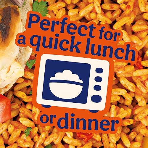 Miniatura 7 de Ben's Original Arroz listo con sabor, estilo español, arroz para microondas para un almuerzo fácil, adecuado para vegetarianos, paquete múltiple