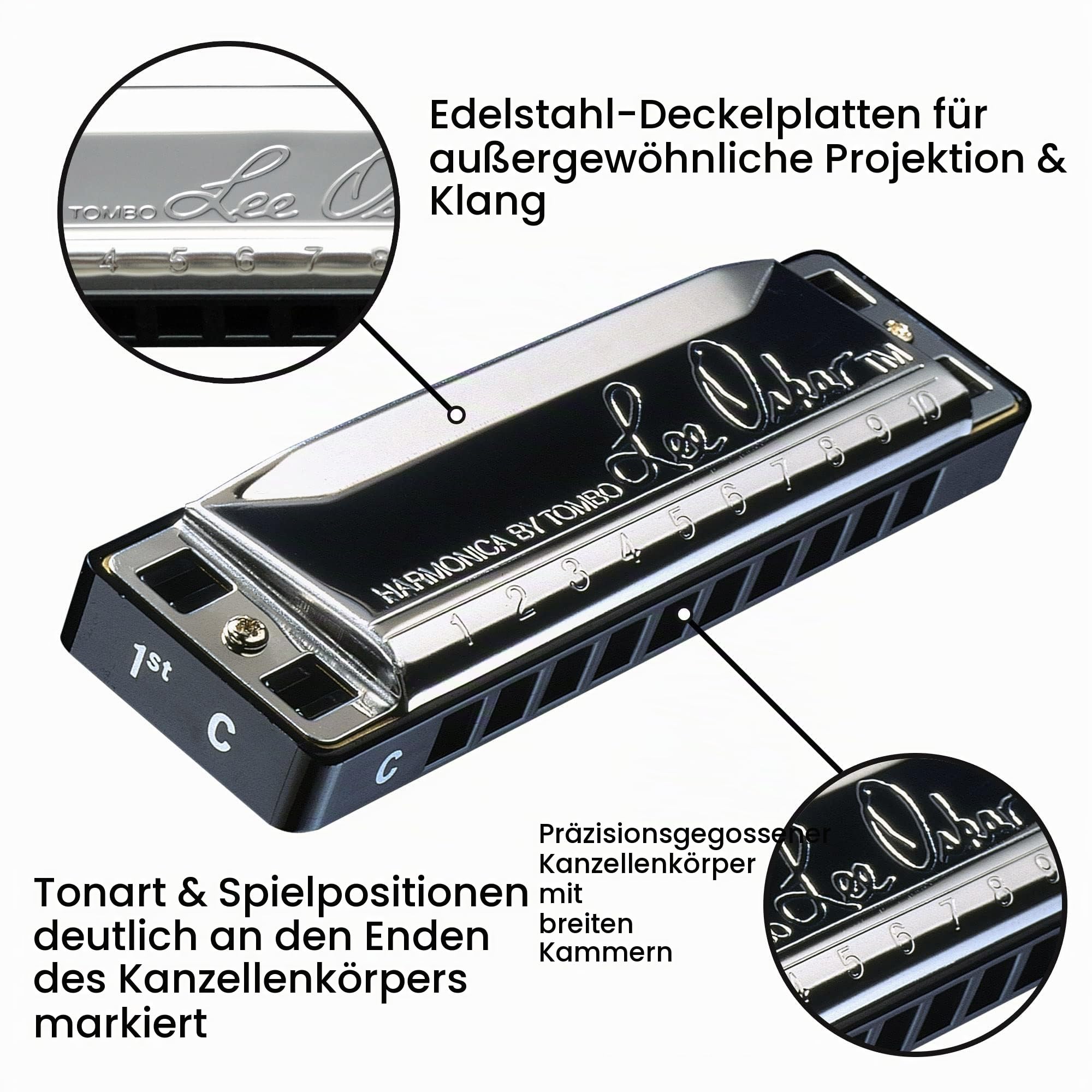 Lee Oskar 797021 Melody Maker C-Dur Mundharmonika