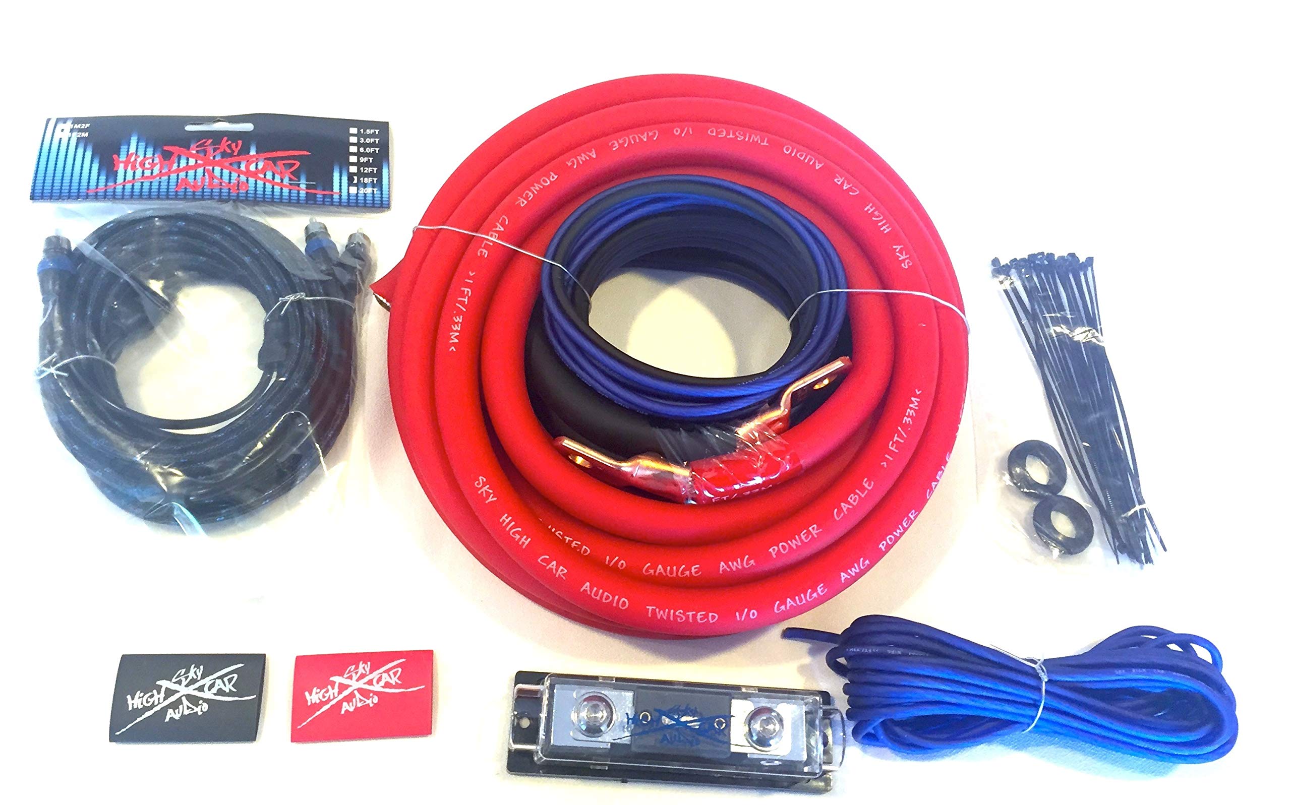 Cavi Amplificatore Auto 1/0 Gauge KIT CABLAGGIO 1/0 AWG OFC PURO RAME Per IMPIANTI AUDIO AUTO - FILO NERO E ROSSO AMPLIFICATORE Filo Ofc Puro Rame Per - Foto 3