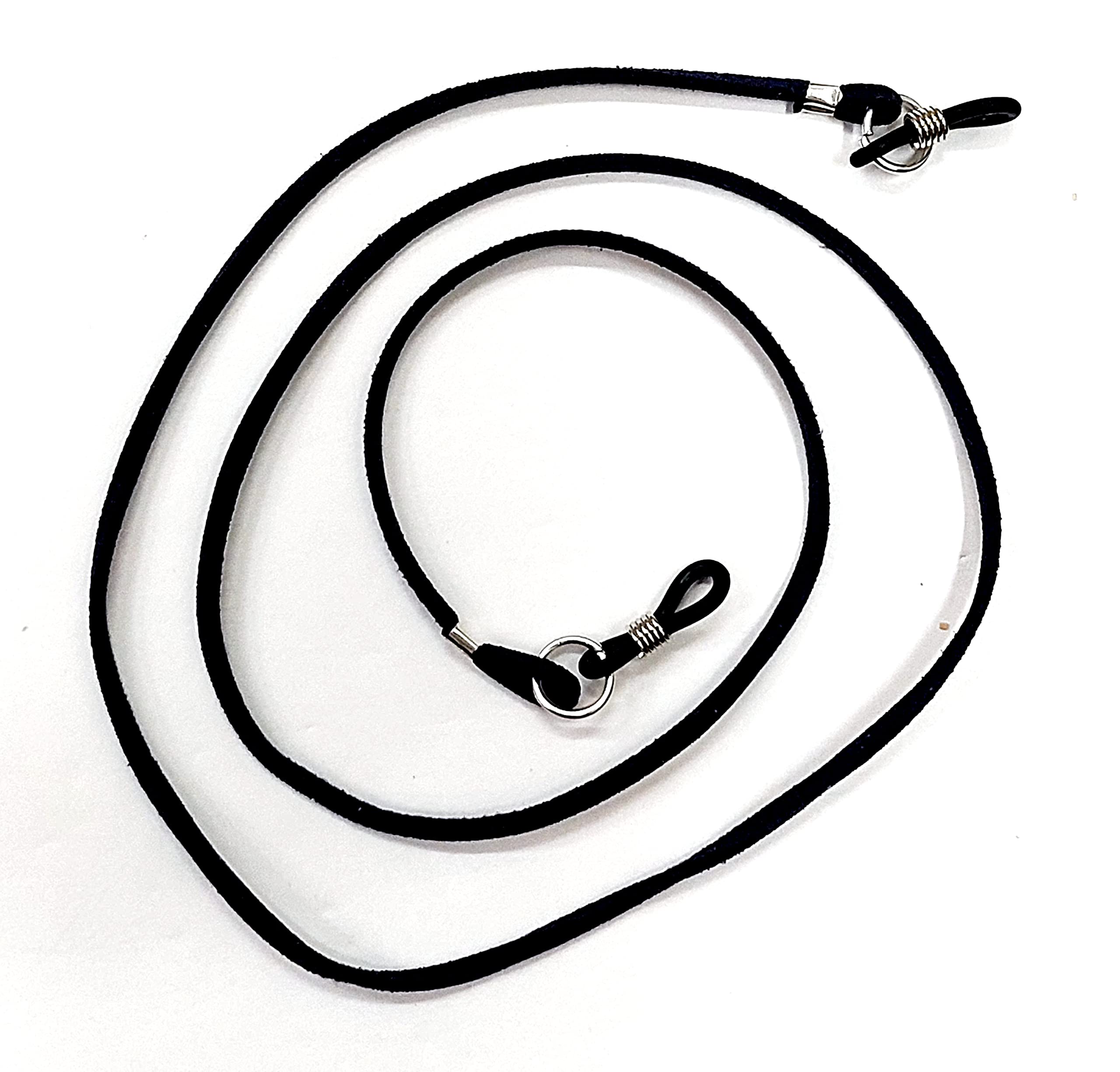 Navy Blue Soft Leather Cord Spectacle Chain For Men- Unisex Lanyard Chains And Spectacle Holders - Leather Eye Glasses Chain Eyeglass Holders-image-35