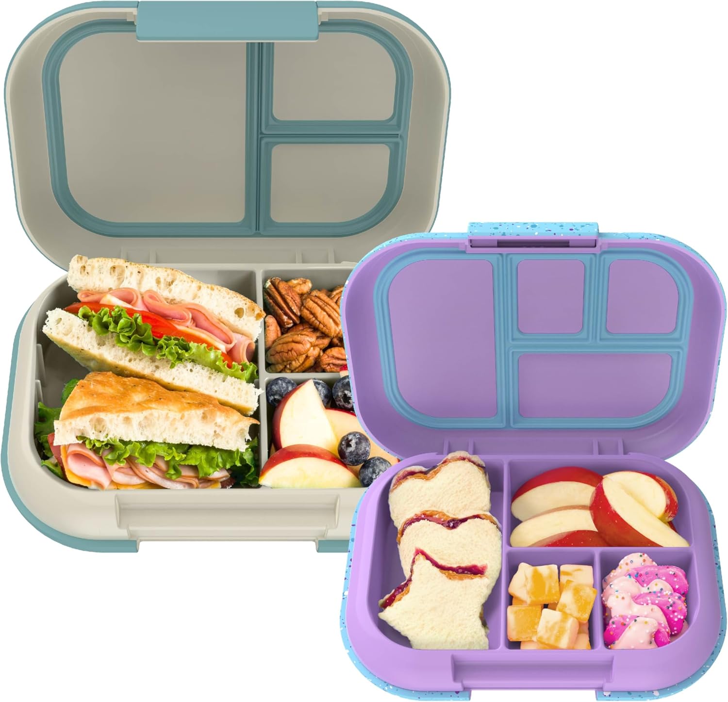 Bentgo Chill Kids (Vivid Orchid) and Chill Max (Bone & Glacier Blue) Lunch Box Set