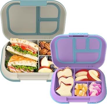Bentgo Chill Kids Vivid Orchid and Chill Max Bone & Glacier Blue Lunch Box Set