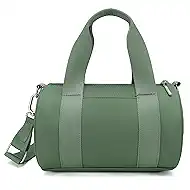 FODOKO mini Gym Bag for Women, barrel purse,Crossbody Duffel Bags Handbag from Gym to Travel(Green)