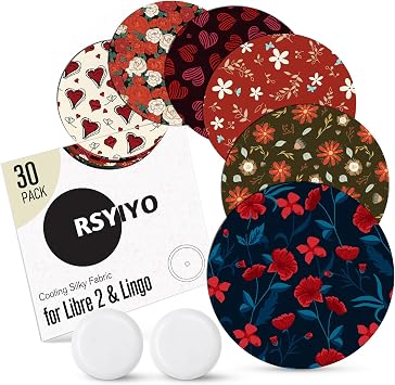 30Pack Libre 2 Plus Sensor Covers with 2 Hardshell Covers