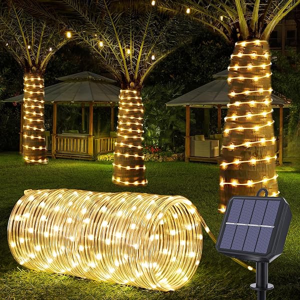 A beginner-friendly solar rope light for simple outdoor decorating