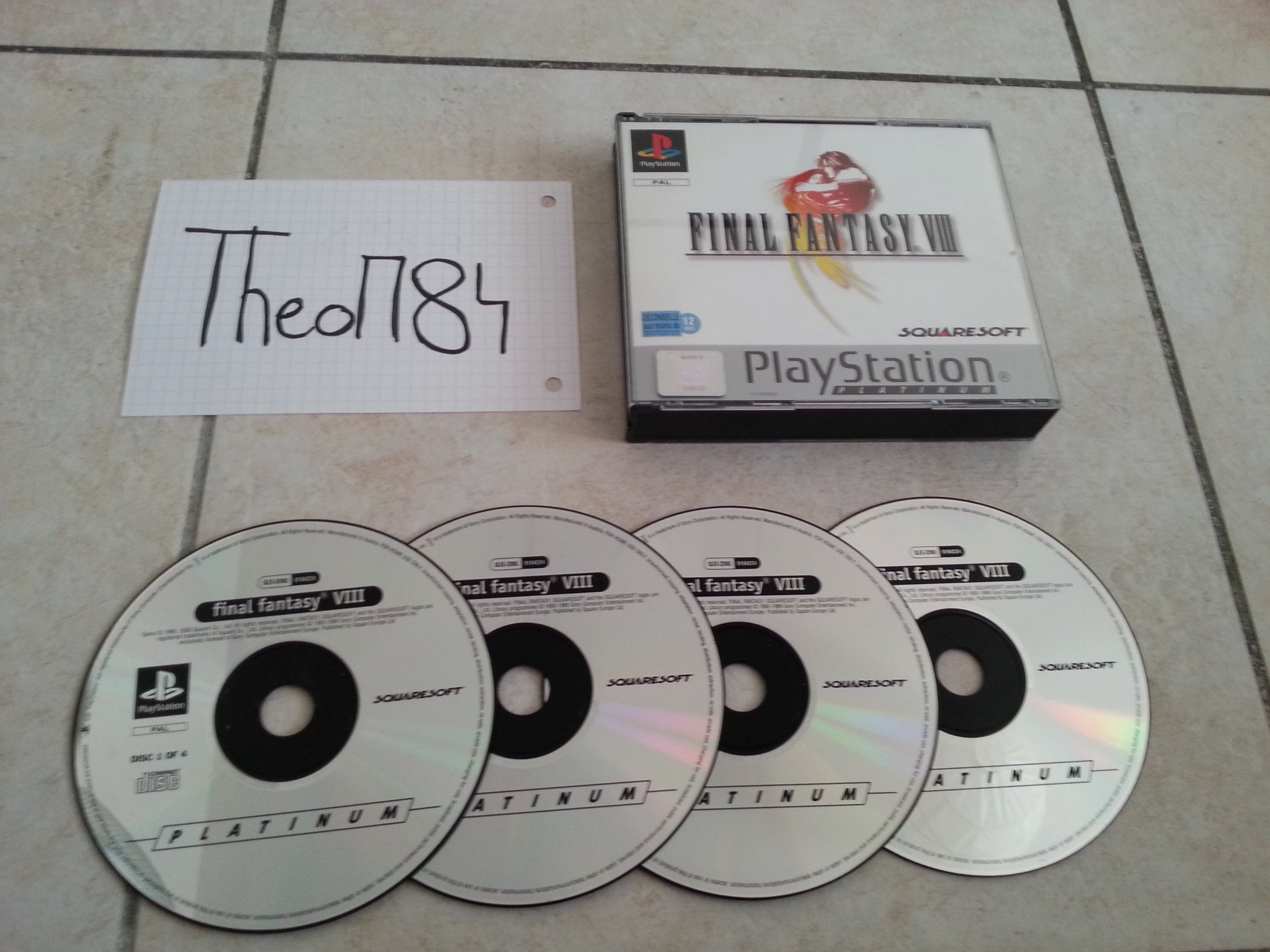 Final Fantasy VIII 8 Playstation 1 2 3 One Ps1 Ps2 Ps3 Pal
