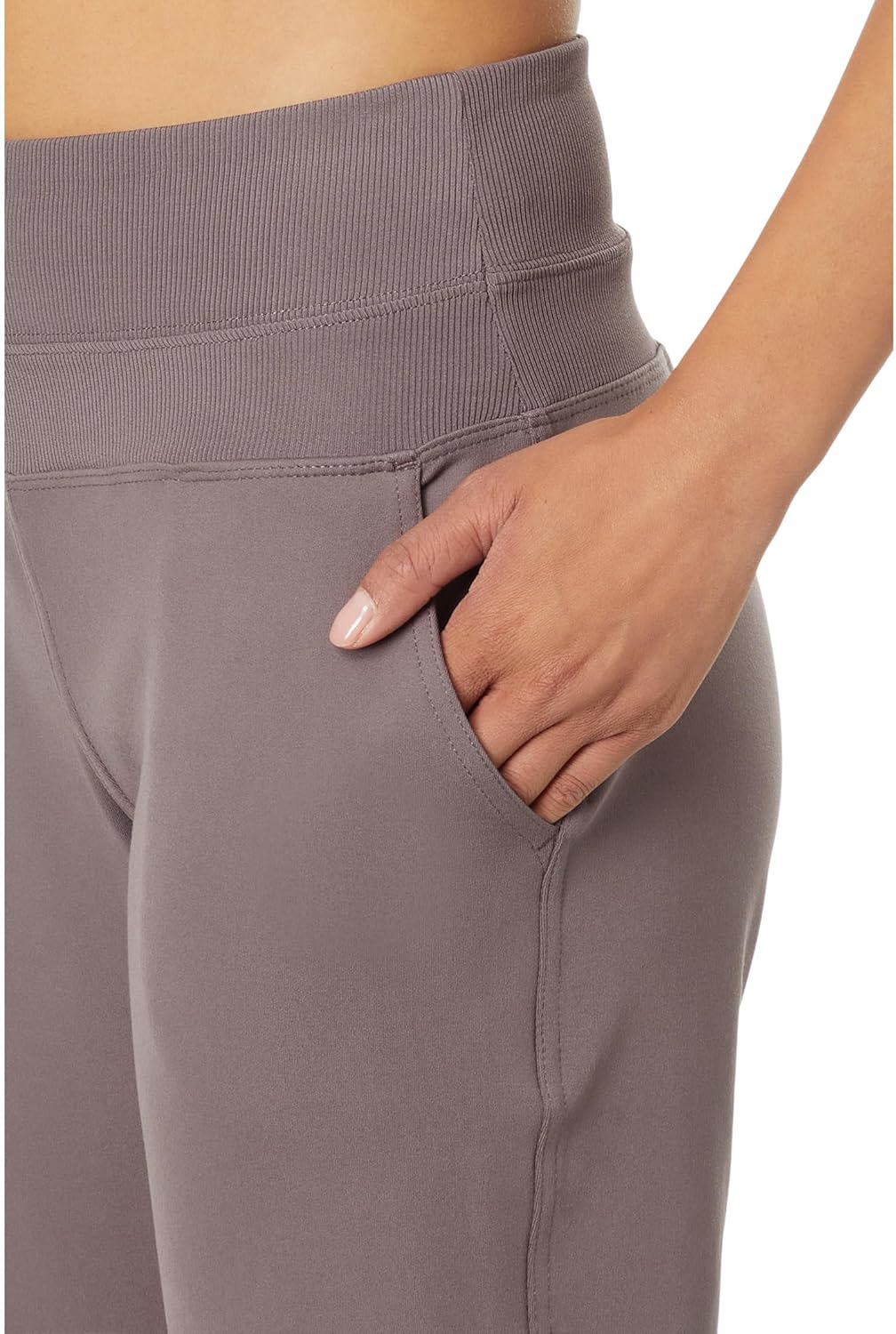 Jockey Womens Relaxed Fit High Waist Flare Leg Yoga Pants - Image 3