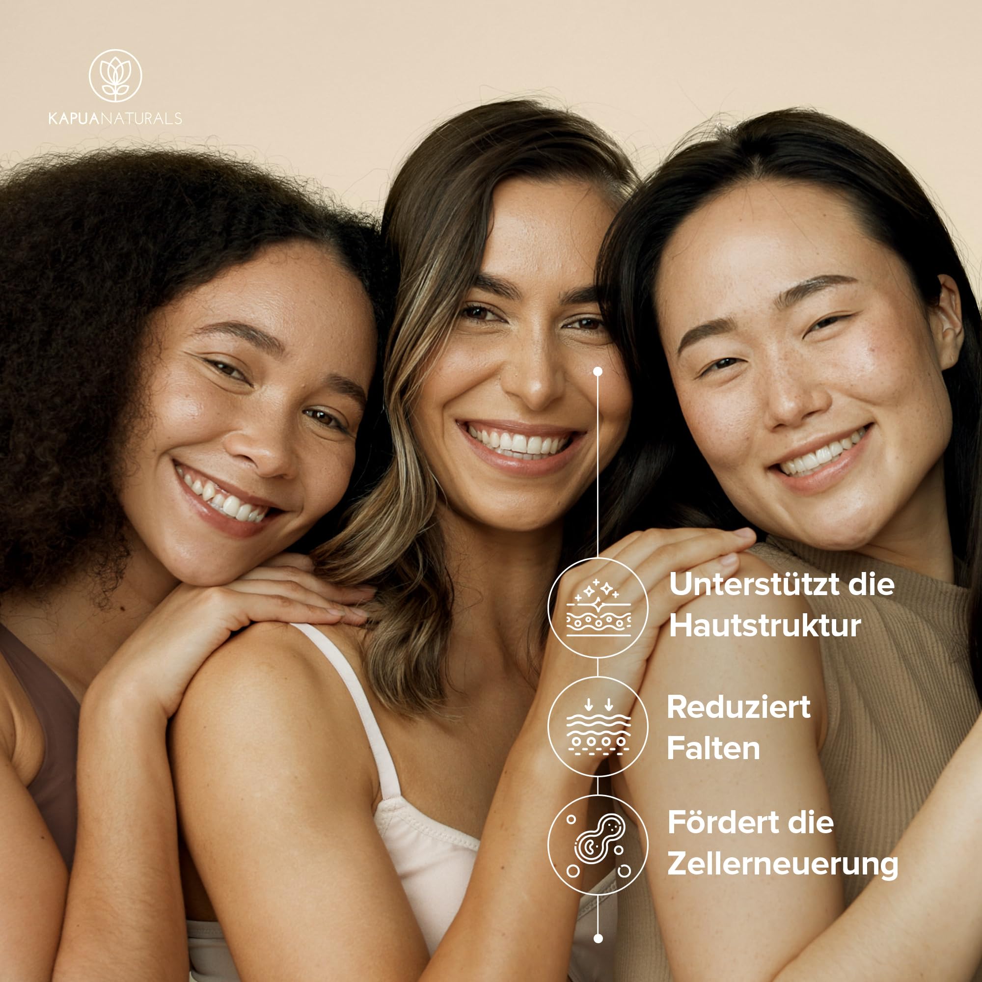 BIO Retinol Serum hochdosiert 100ml • Retinol 5-Fach-Komplex +Hyaluron +Vitamin C ✓ Vegan & BIO ✓ hochwirksam verkapseltes Retinol für strahlende & reine Haut ohne Pickel ✓ Anti Aging Made in Germany
