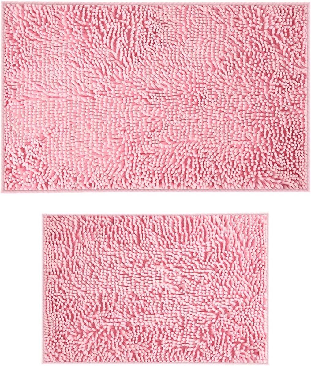 HZFLBN Bathroom Rug,NonSlip Bath Mat,Soft Cozy Shaggy Durable Thick Bath Rugs for