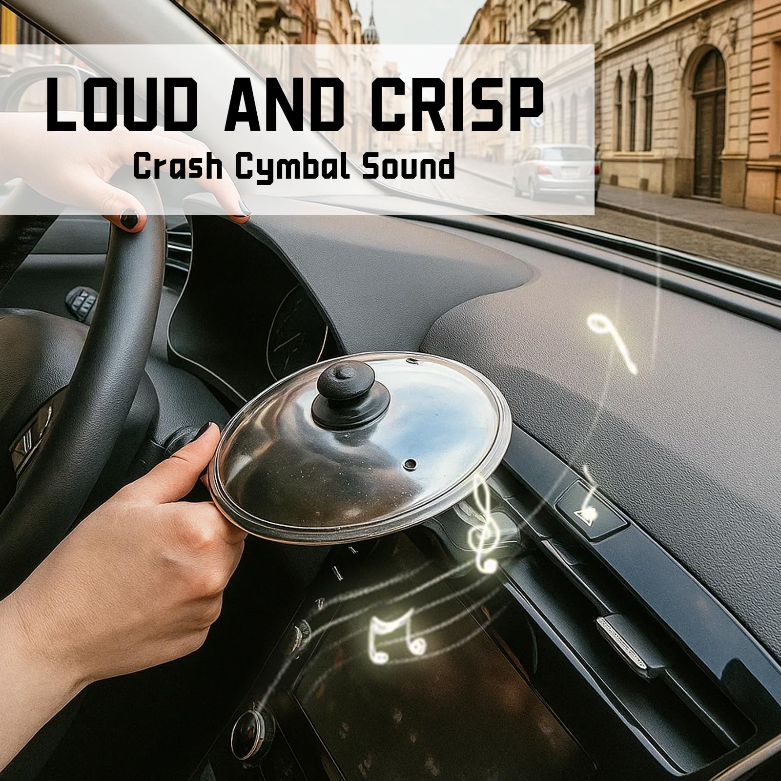 Car Cymbal, Mini Cymbal for Car Car Symbol Drum, Car Drum Cymbal - Image 4