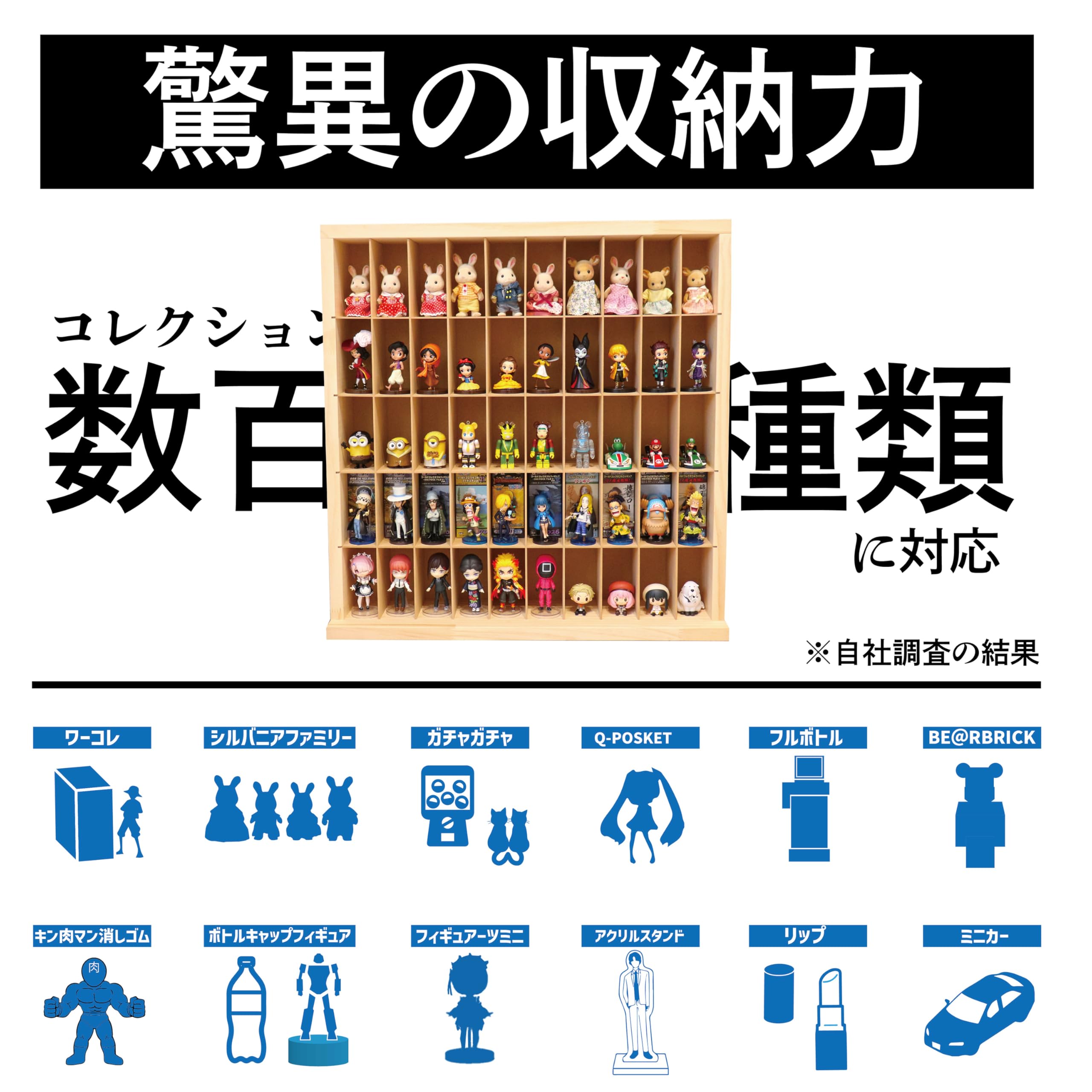 Amazon.co.jp: もりもり工房 コレクションケース (5×10マス / 最大50個