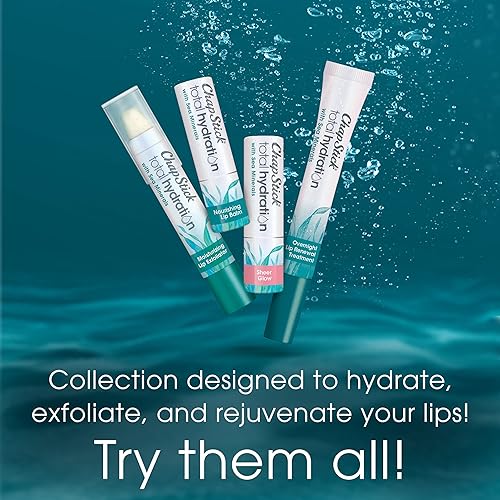 Miniatura 7 de ChapStick Total Hydration - Paquete de regalo de minerales marinos con exfoliante labial hidratante, hidratante labial durante la noche y bálsamo