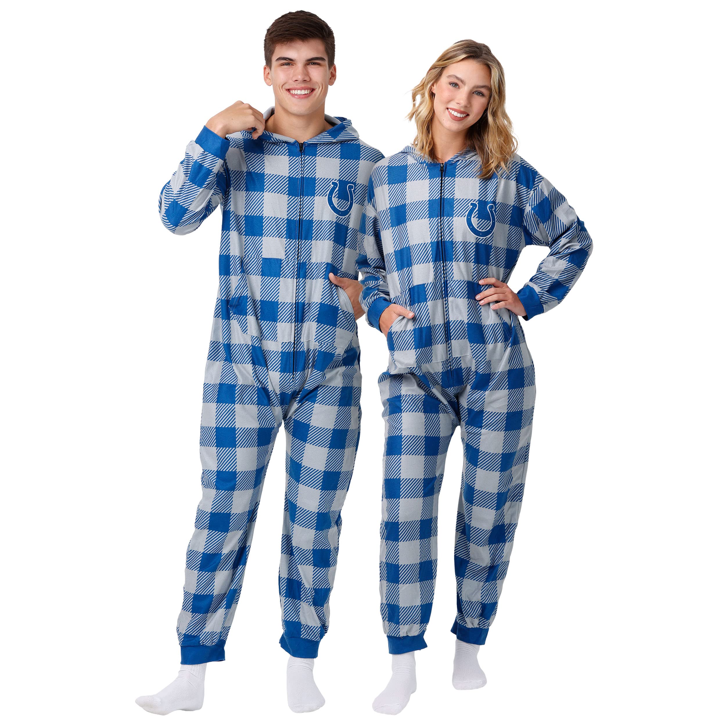FOCO Unisex NFL Team Logo Pajamas One Piece Onesie