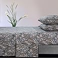 Tribeca Living 100% Cotton German Flannel Sheet Set - 200 GSM, Deep Pocket, Ultra Soft & Cozy, Queen, Giovanna Floral