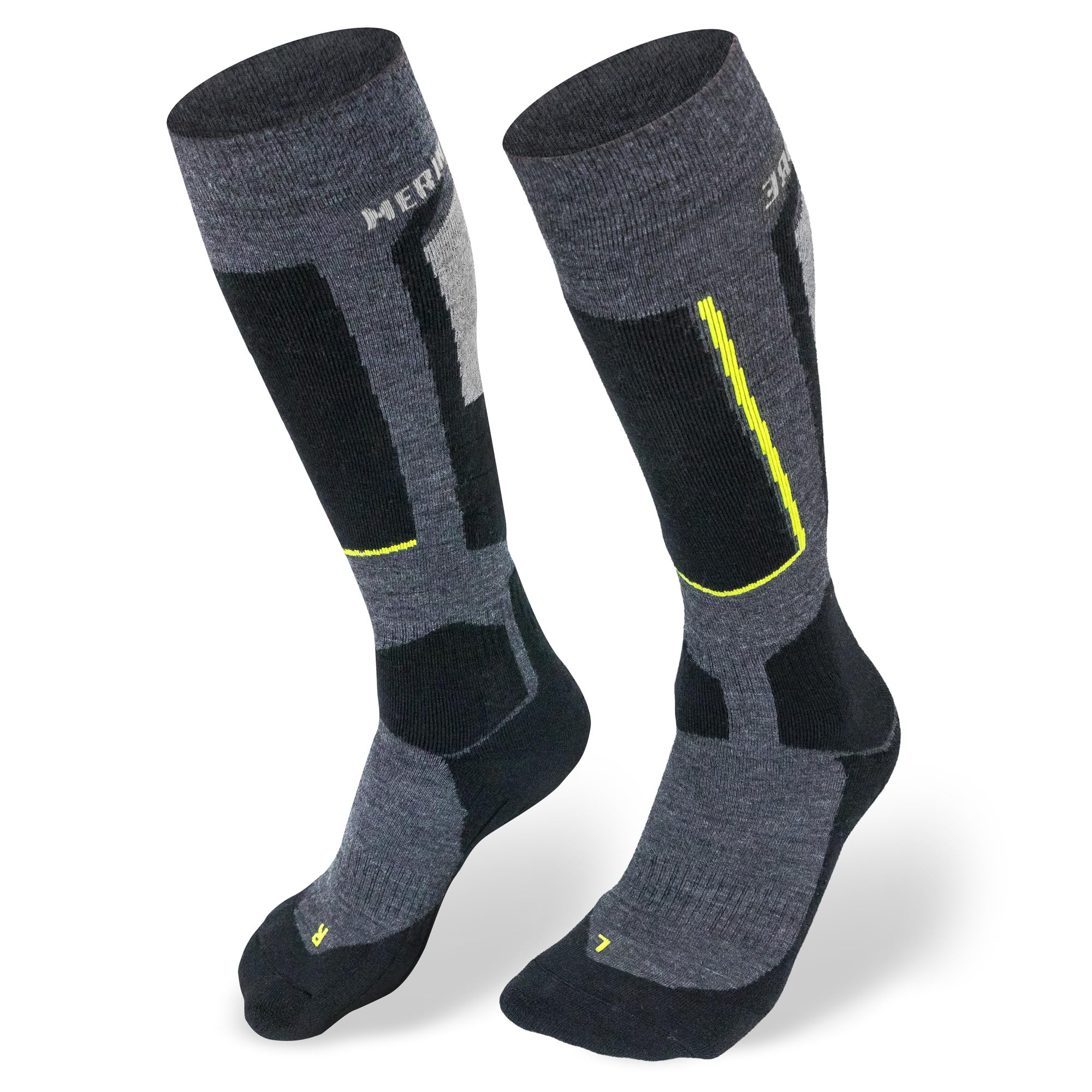 Calcetines térmicos de lana merino para hombre y mujer