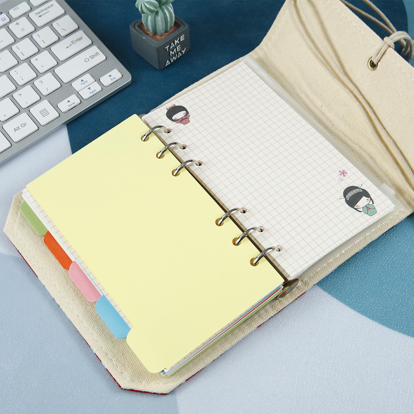 12 Intercalaires Classeur A4, Intercalaire Petit Classeur, 30x23 Cm