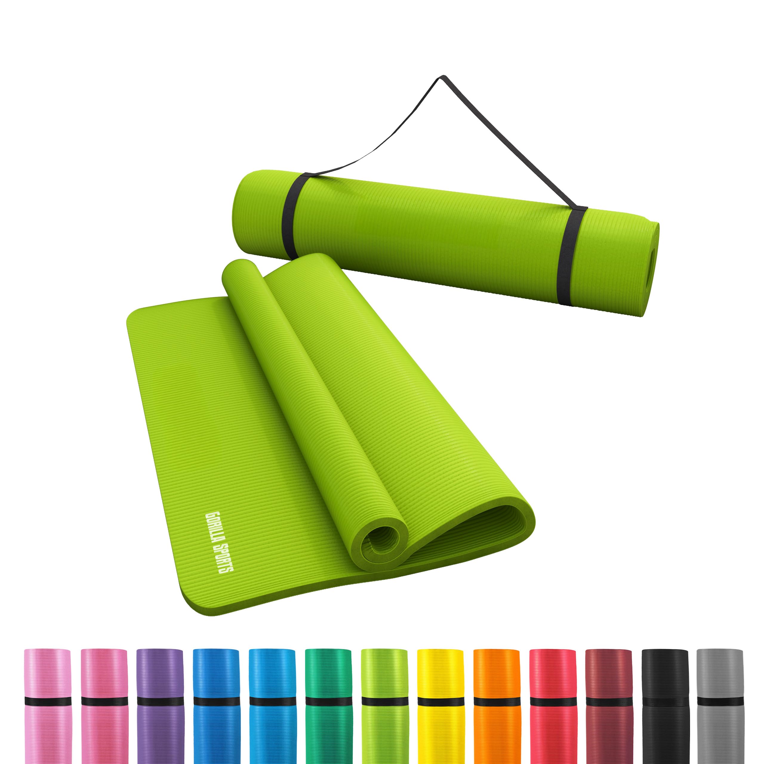 Gorilla Sports Yogamatte in Verschiedenen Farben und Größen - Colchoneta de Yoga