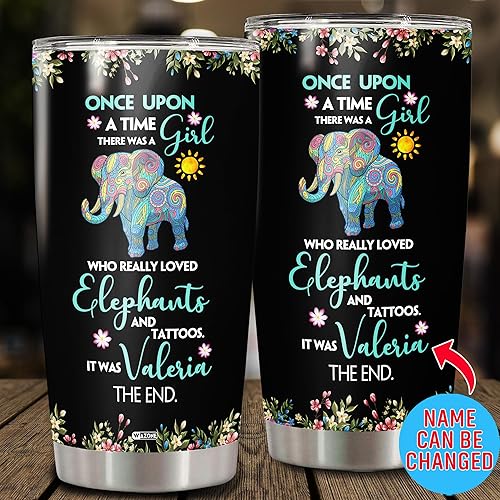 Vista 28 de WAZONE Vaso personalizado de flores de mariposa con tapa, acero inoxidable azul marino, 20 30 onzas, taza de café de viaje con aislamiento al vacío