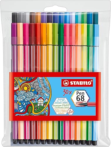 Stabilo Point 68set de bolĂgrafos 30 colores Multicolor Paquete de 1 Stabilo Point 68set de bolĂgrafos 30 colores Multicolor Paquete de 1