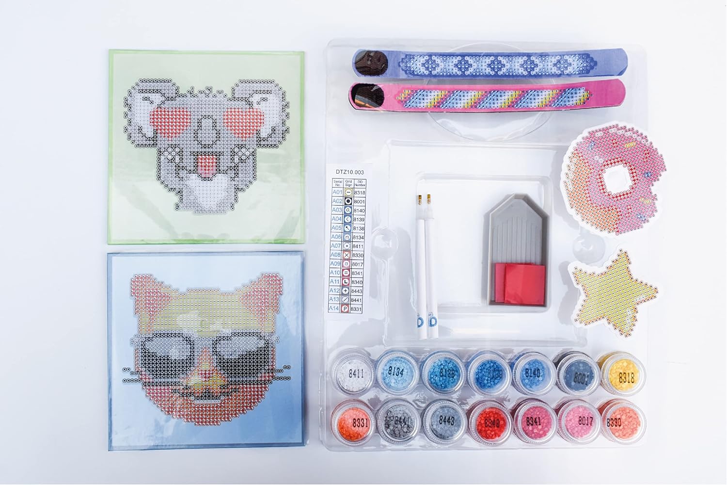 DIAMOND DOTZ Variety Dotzies Kit Diamond Painting Kits for Kids - Diamond Art Kits a Relaxing Creative Craft Kit with Dotz Gems