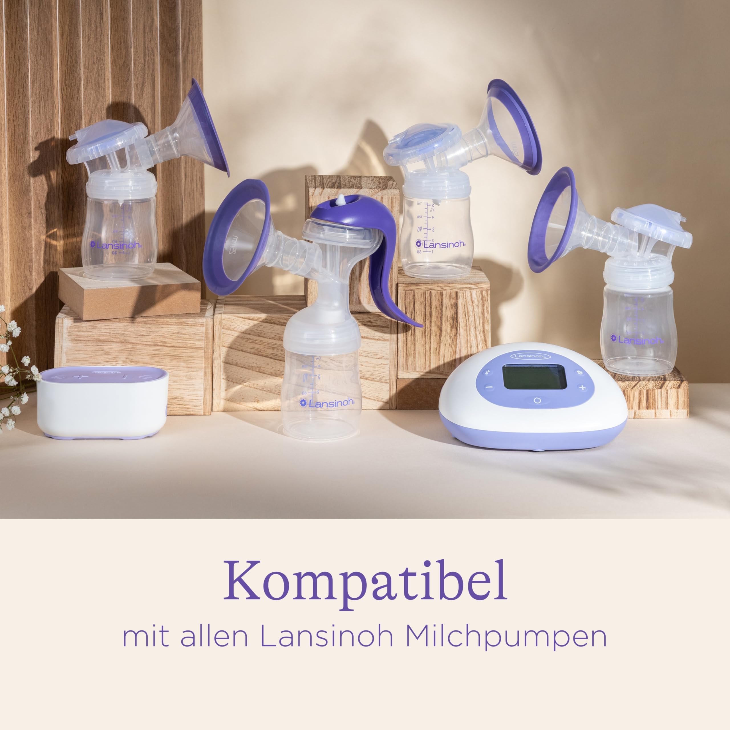 Lansinoh Nasadki ssące do laktatora – rozmiar S (21 mm), 2 sztuki