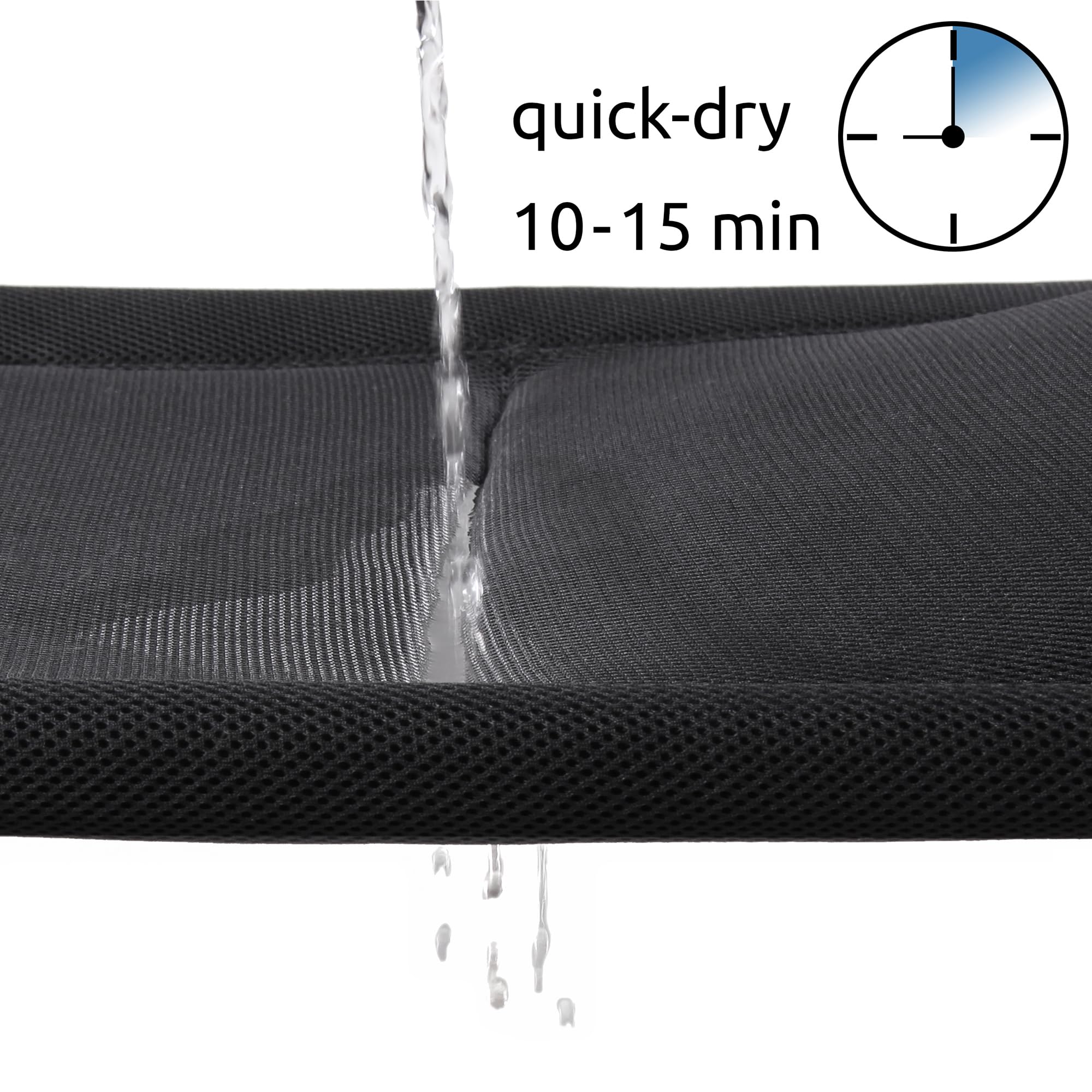 your GEAR Sovana 3D – Gartenstuhl klappbar XXL Hochlehner – Campingstuhl extra breit – 180 kg belastbar – 3D Mesh Bezug Quick Dry Polsterung – 6-Fach verstellbar – ergonomisch & wetterbeständig