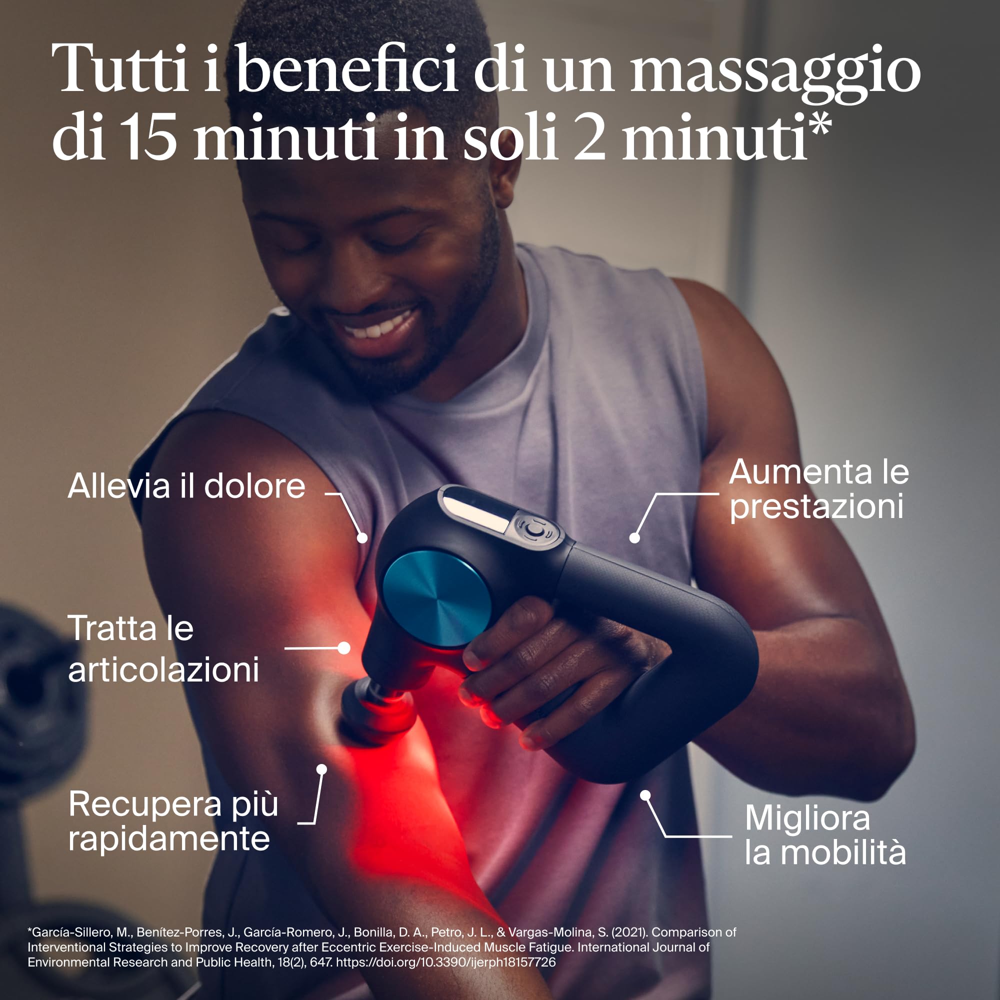 Theragun PRO Plus | Pistola Massaggio Muscolare | Velocità regolabili | Schermo OLED | Braccio Rotante | 6 Testine | Massaggiatore professionale per scioglierei (Pro Plus - Nero)