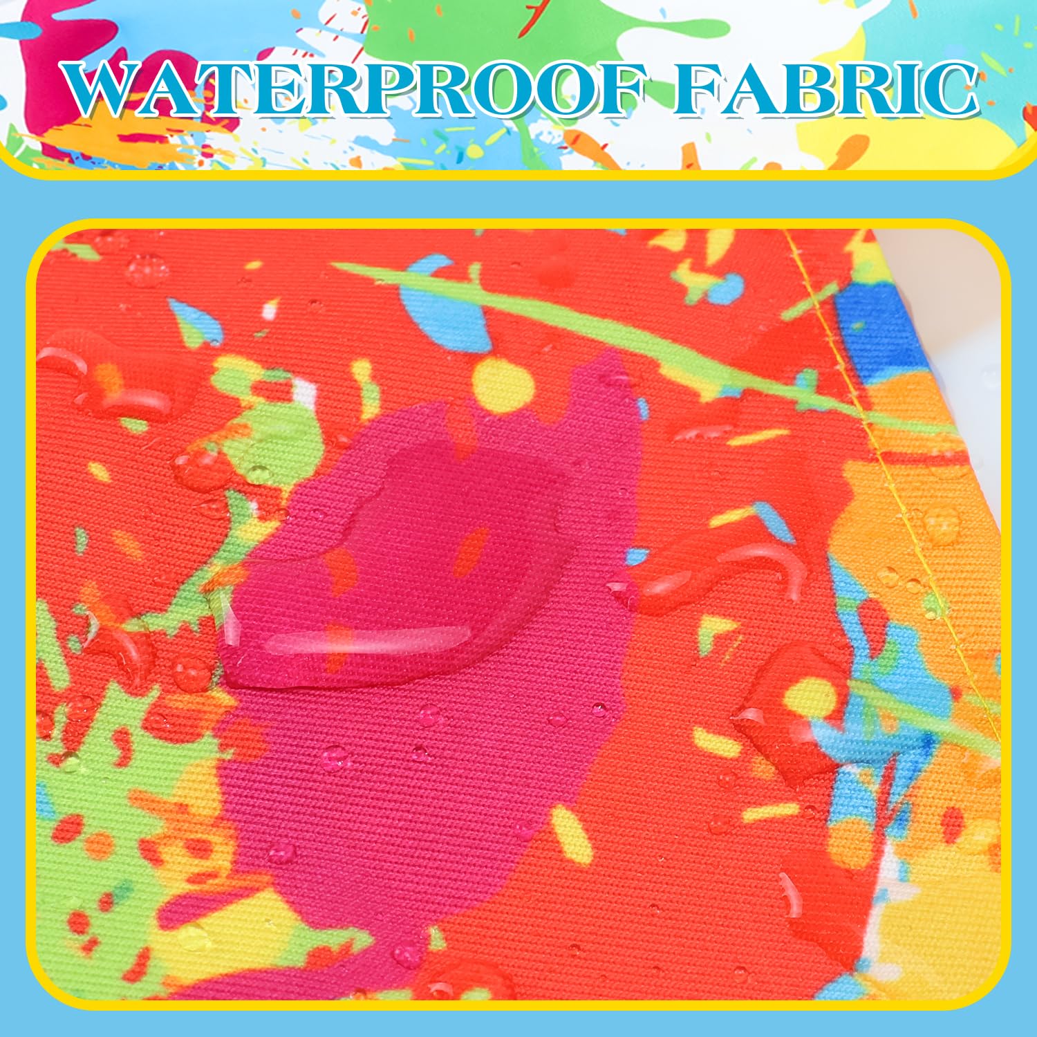 Kids Art Aprons, Waterproof Artist Smock for Kids TPU Children Apron with Long Sleeves, Child Drawing Clothes Cover - Image 4