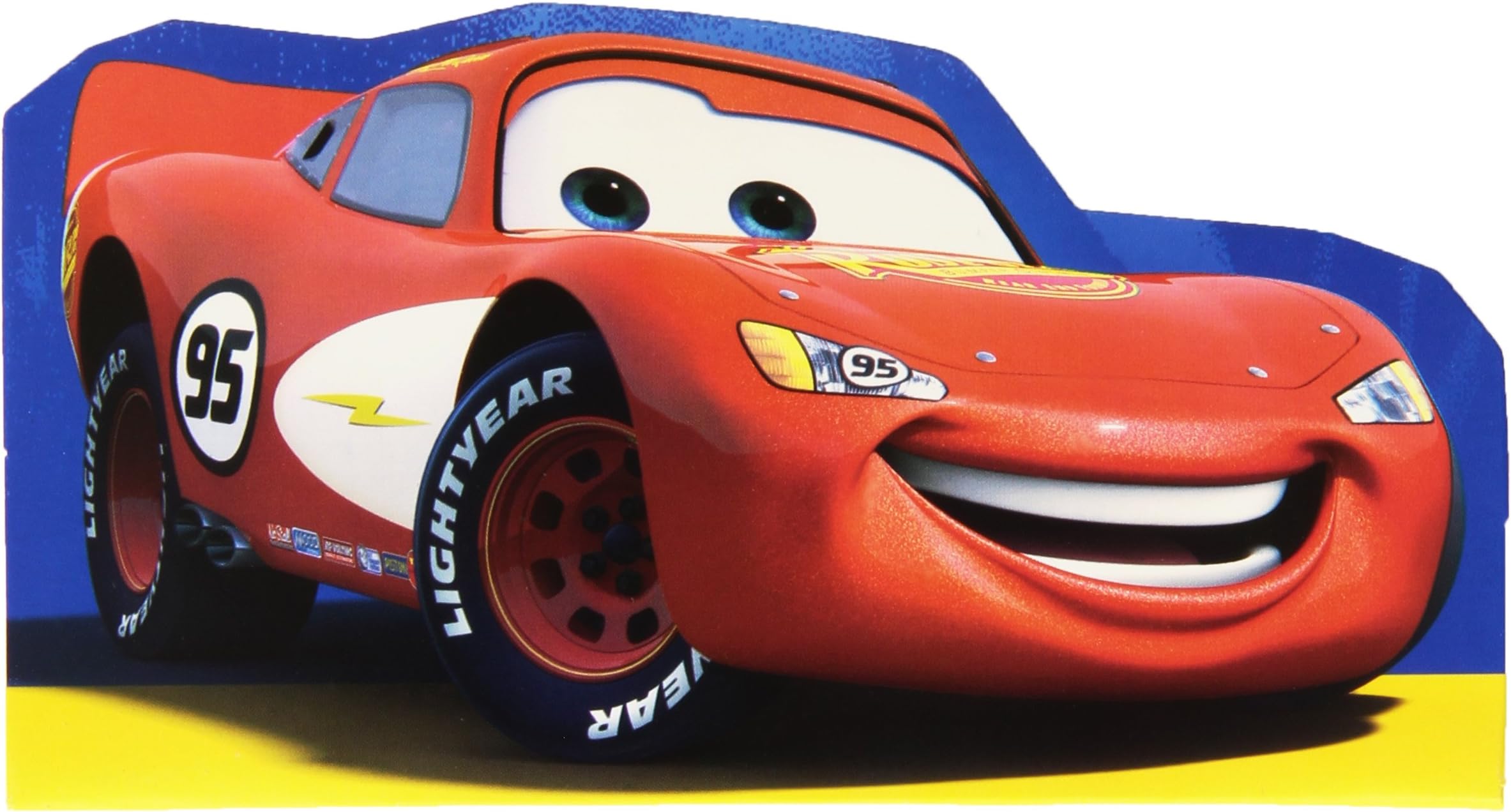 Cars DECORATA PARTY Color Baby 71794, Pack of 6 invitations with approx. 15 x 16 cm