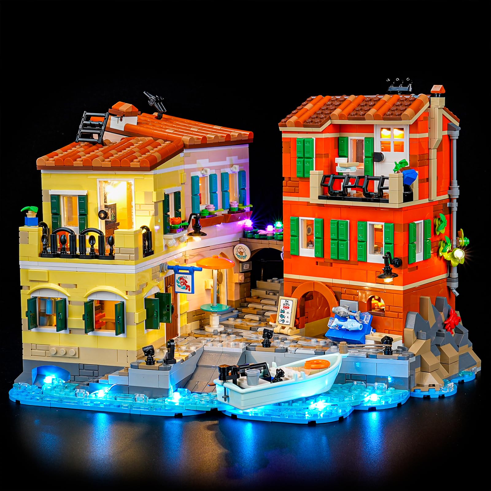 LIGHTAILING Light for Lego-21359 Italian Riviera - Led Lighting Kit Compatible with Lego Building Blocks Model - NOT Included The Model Set