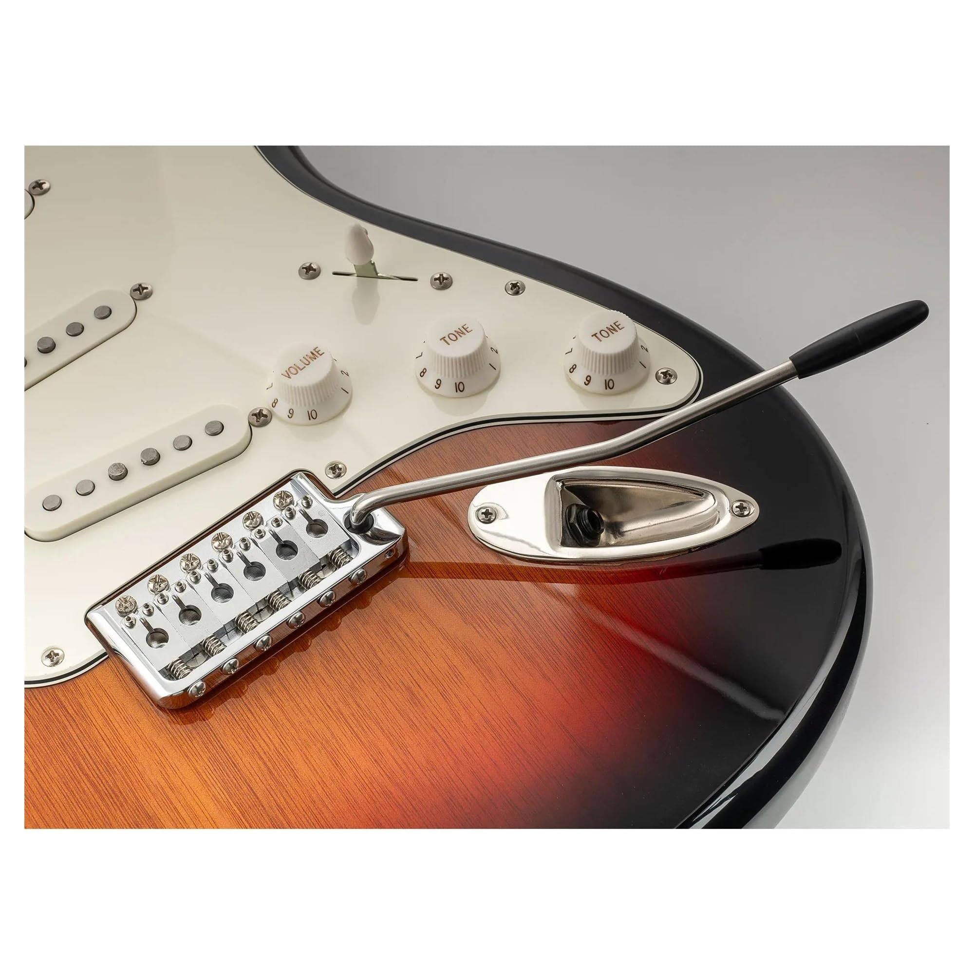 Puente Trémolo De Latón Macizo De 52.5 Mm Adecuado Para Guitarras Eléctricas Principiantes | Puente de guitarra(Chrome)