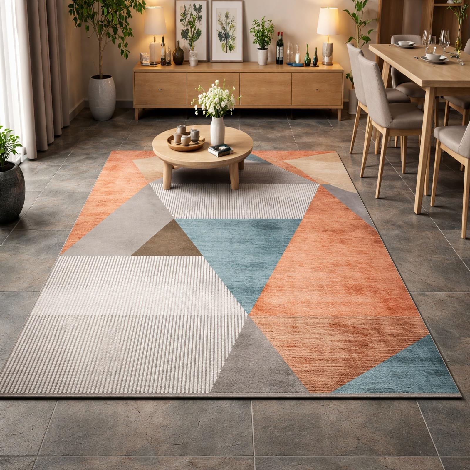 Tapis antidérapant lavable pour éviter les glissades en salon et cuisine