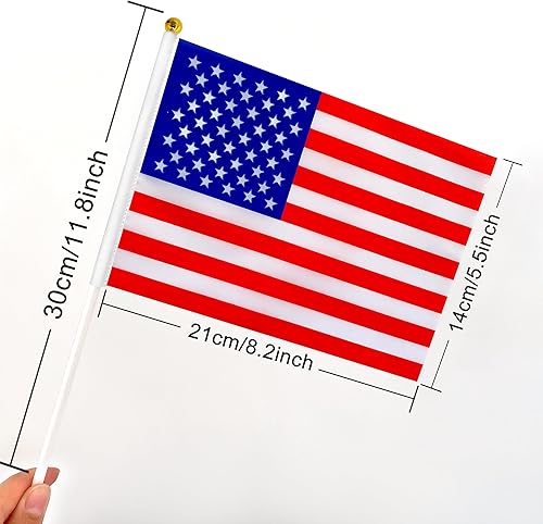 Miniatura 2 de 226 banderas internacionales del mundo pequeñas banderas de mano en palo, banderas de todos los países, 8.2 x 5.5 pulgadas