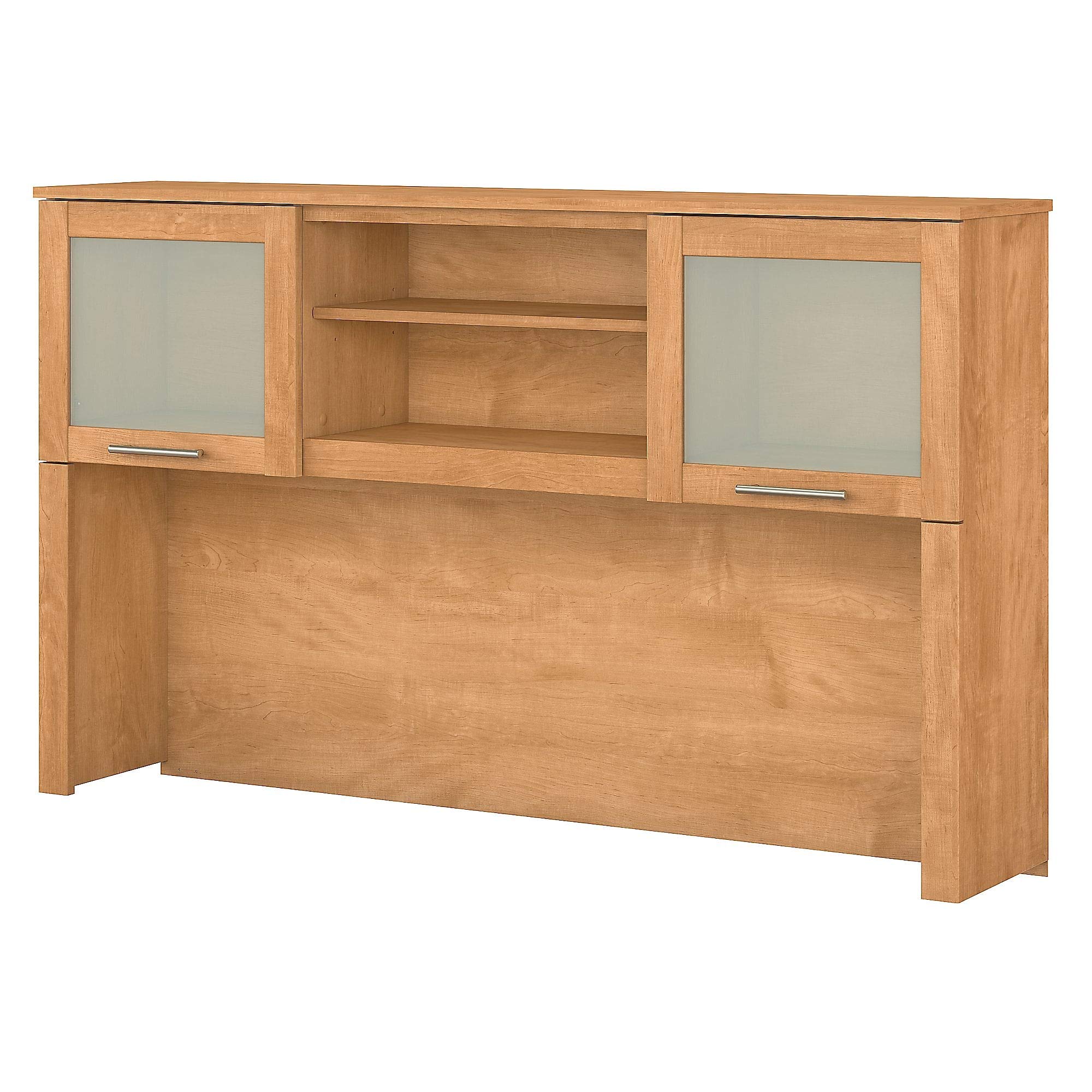 Bush Home Somerset 60W Desk Hutch in Maple Cross