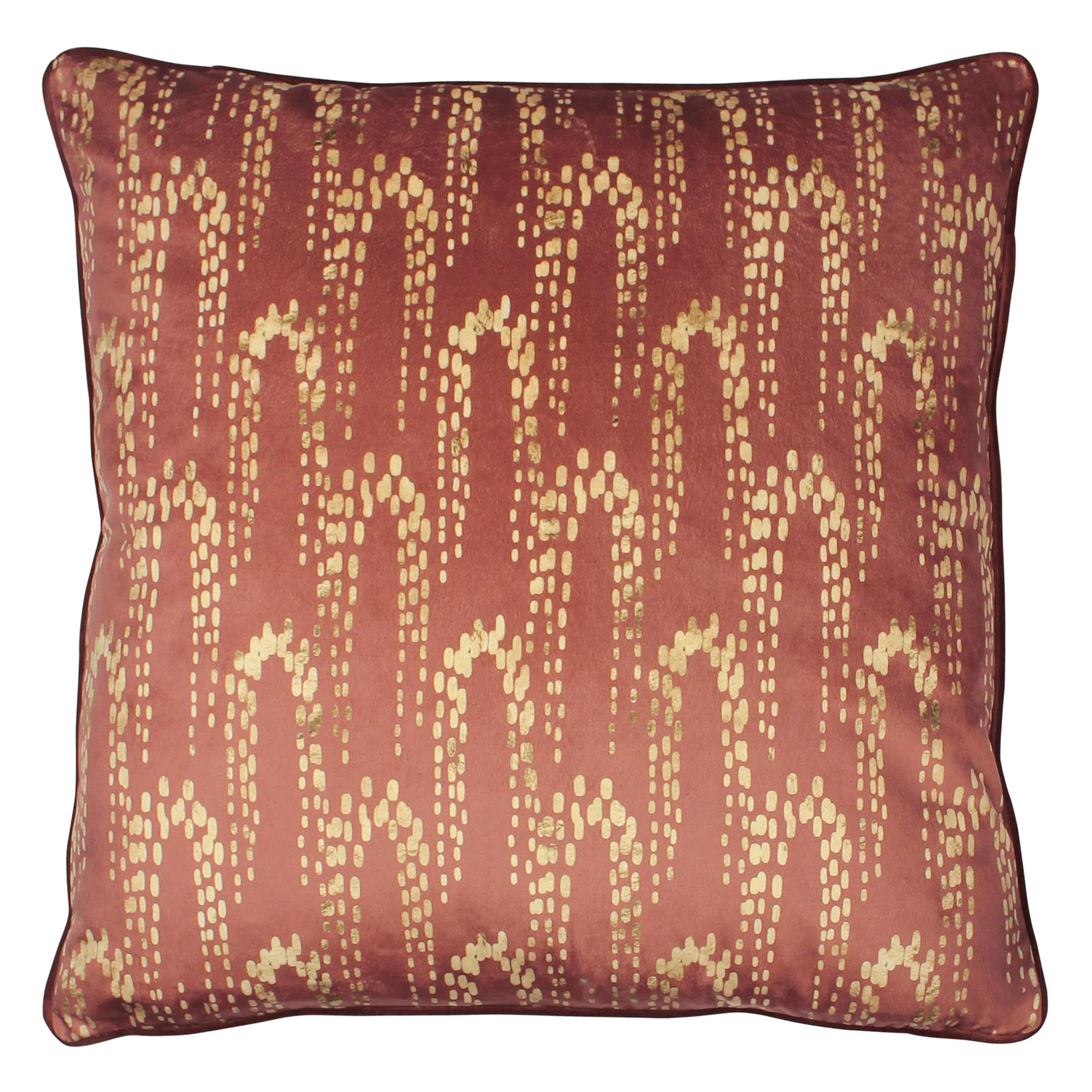 furn. Wisteria Polyester Filled Cushion, Polyester, Sienna