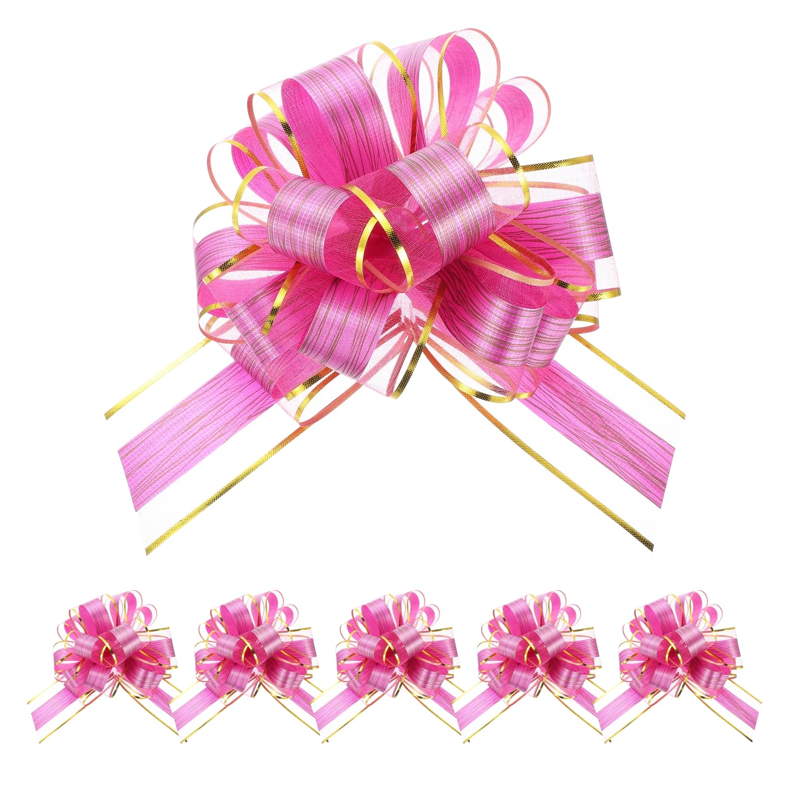 Lazos para envolver regalos de San Valentín y Navidad con lazo grande de 8 pulgadas llamativo.