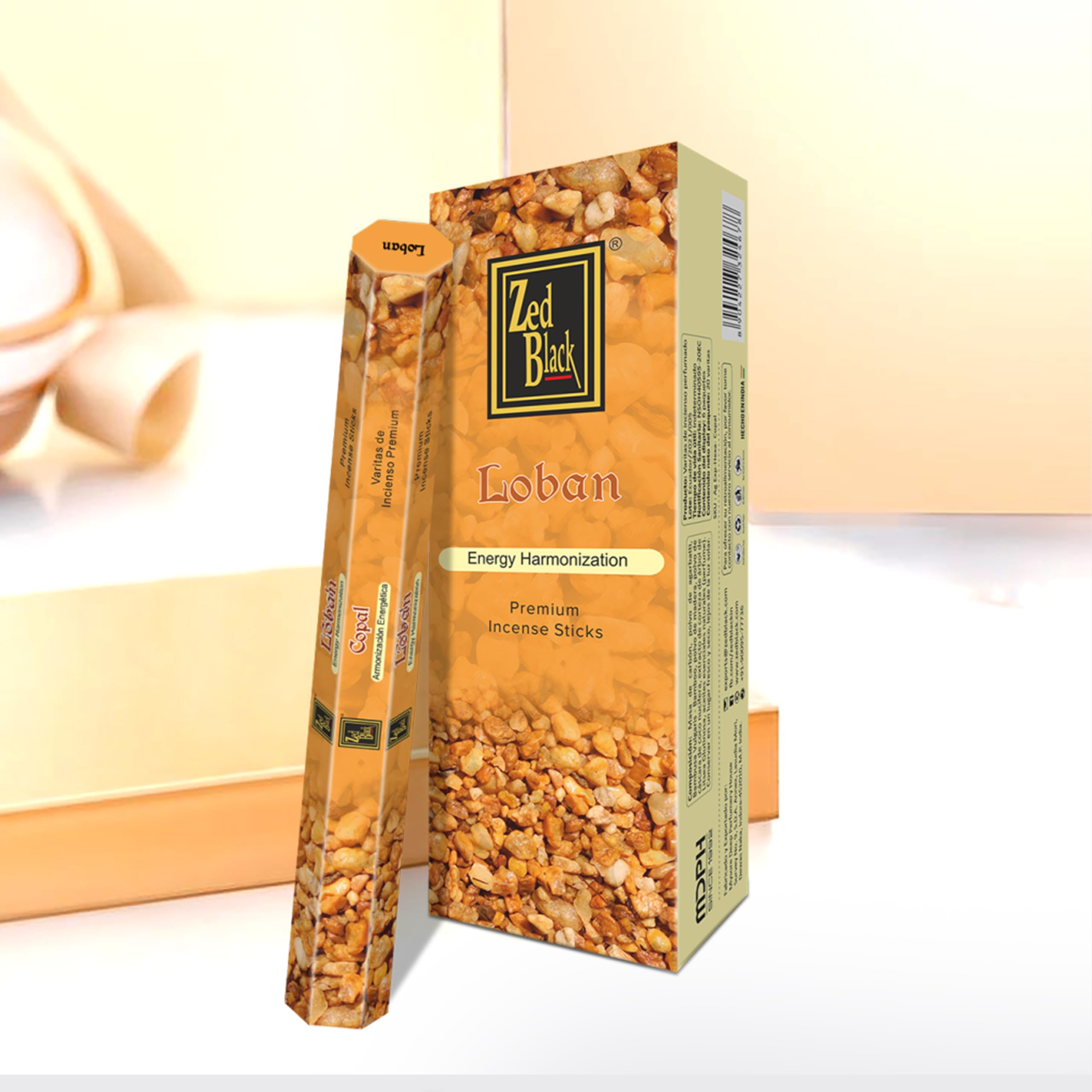 ZED BLACK Z011 Loban Incense Sticks, 20 Sticks x 6 Packs - Image 3