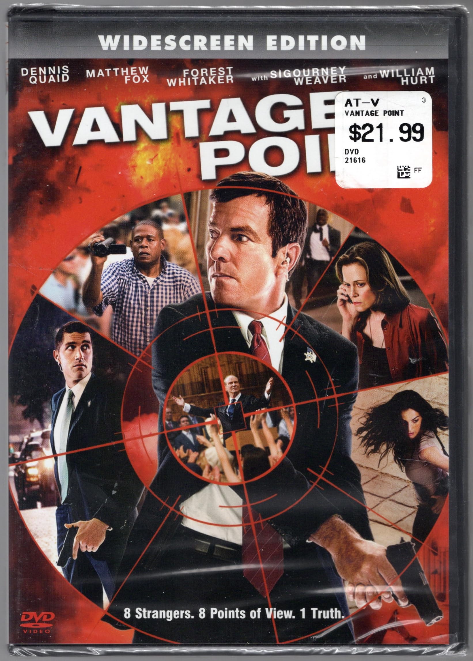 DVD Vantage Point USA para amantes del cine de accion y suspense en casa