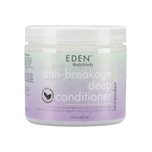 Eden Bodyworks Lavender Aloe Anti-Breakage Deep Conditioner (16 Oz) - Hair Treatment To Strengthen & Enhance Hair Elasticity #TOP24