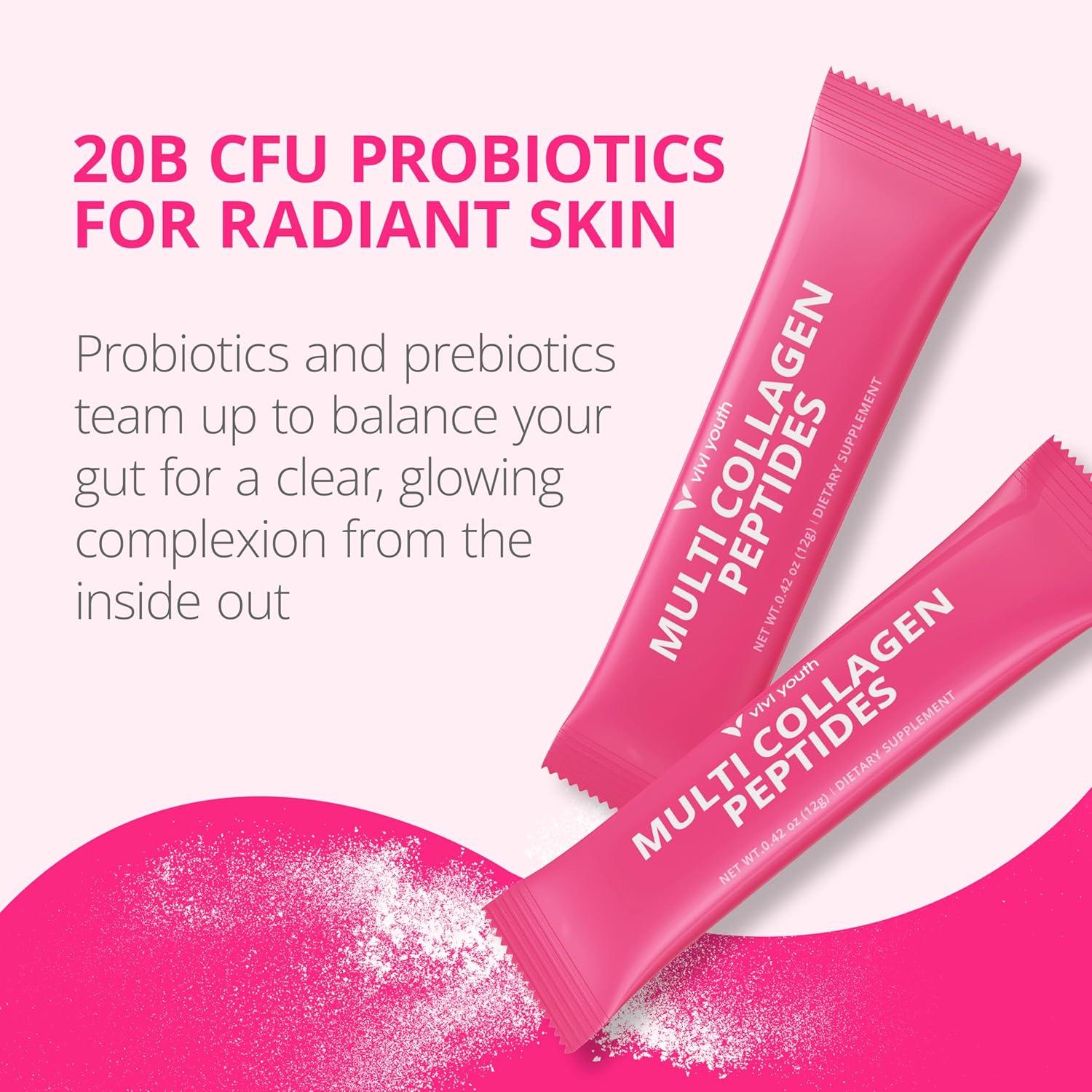 Collagen Powder for Women, Collagen Peptides Powder with Probiotics, Prebiotic Collagen Protein for Skin, Hair, Bone & Joint | 16-in-1 Sugar-Free Formula, Unflavored