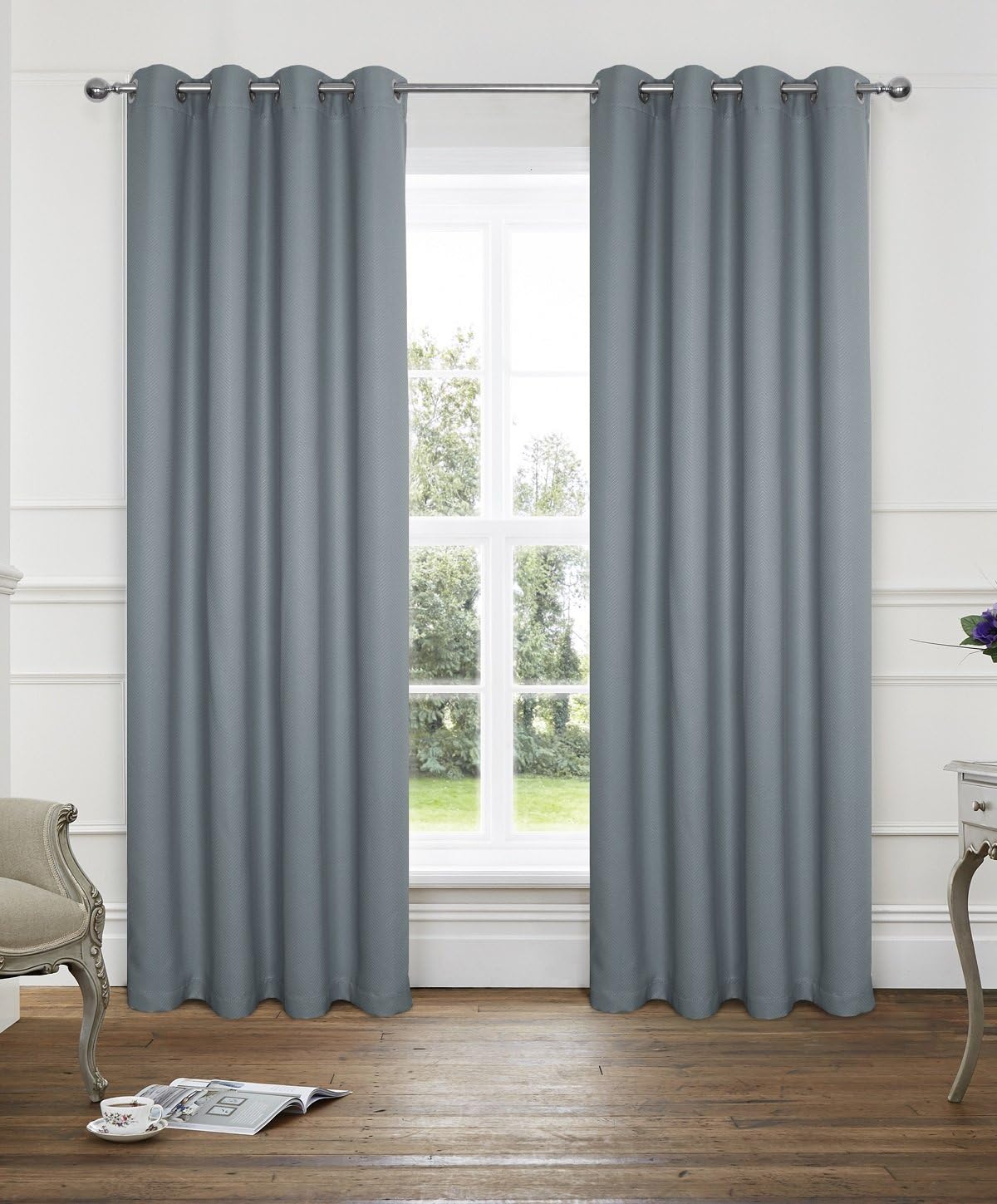 Alexandra Cole Curtain, 4595, Grey