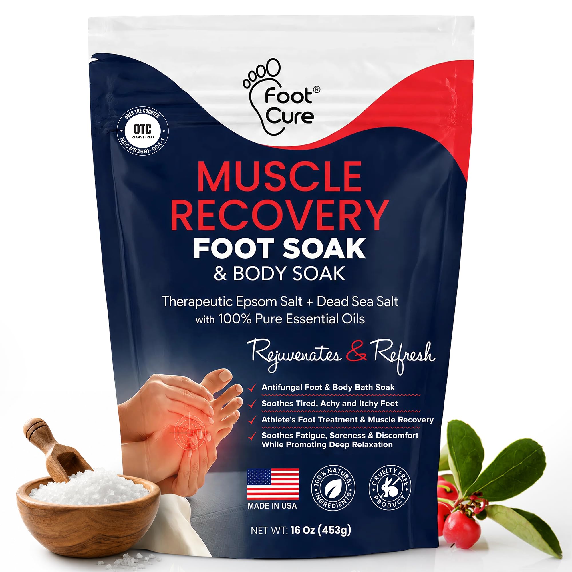 FOOT CURE Muscle Recovery Foot Soak