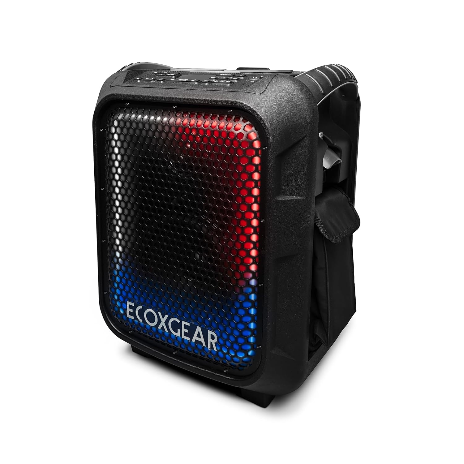 ECOXGEAR EcoBoulder Ultra 121dB Loud Rugged Bluetooth 5 1 Speaker IP67 Waterproof Drop and dustproof with Party Lights