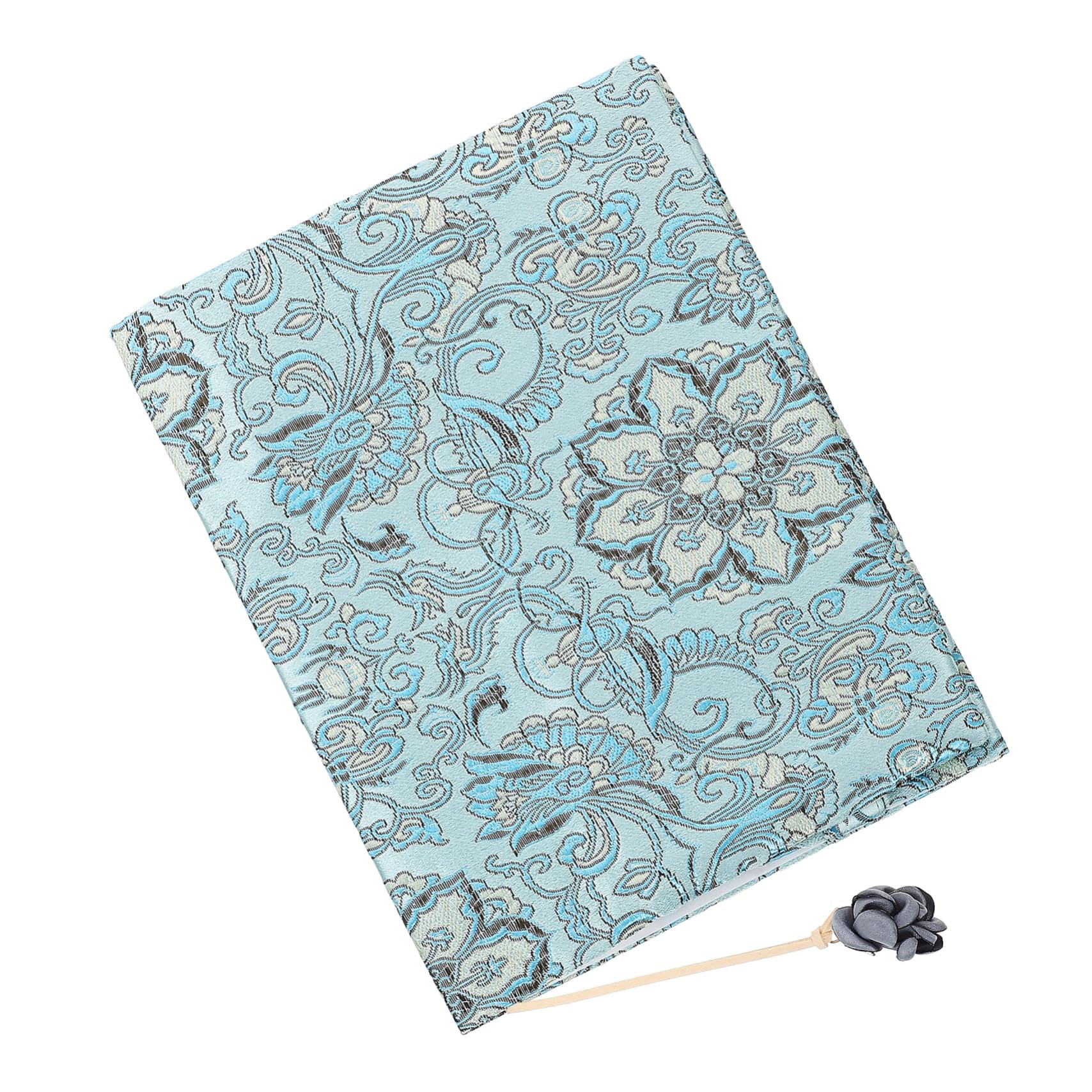 Angoily 5 Pièces Couverture de Cahier Tissu Réglable Protège Résistant Aux Rayures et Déchirures Décorative pour École et Bureau