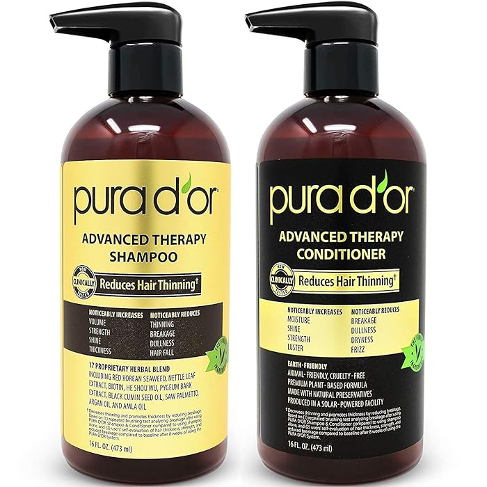 Buy PURA D'OR AntiThinning Advanced Therapy Biotin Shampoo