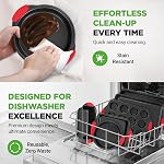 NutriChef Baking Set - 6 Piece Bakeware with Nonstick Carbon Steel for Easy Release and Cleanup, Durable and Versatile Design, Includes Cookie Sheet, Loaf Pan, Muffin Tin & More