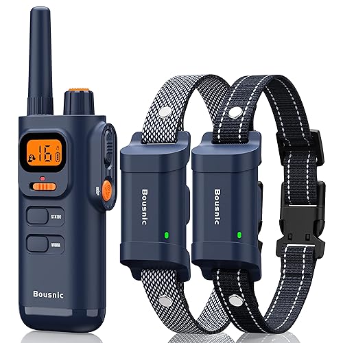 Bousnic Dog Training Collar with Remote - 4000ft Waterproof Dog