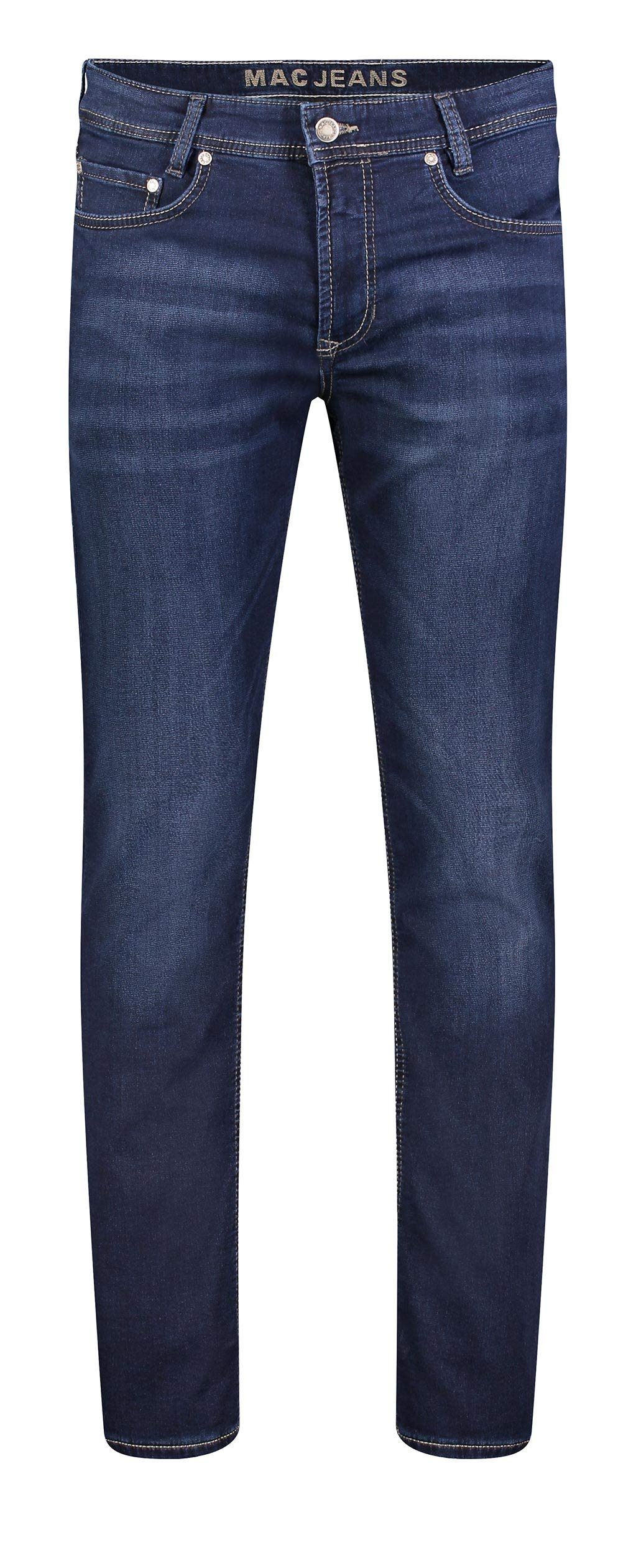 MAC Herren Straight Leg Jeanshose Jog'n Jeans, Blau (Dark Blue Authentik used H743), W34/L30 (Herstellergröße: 34/30)