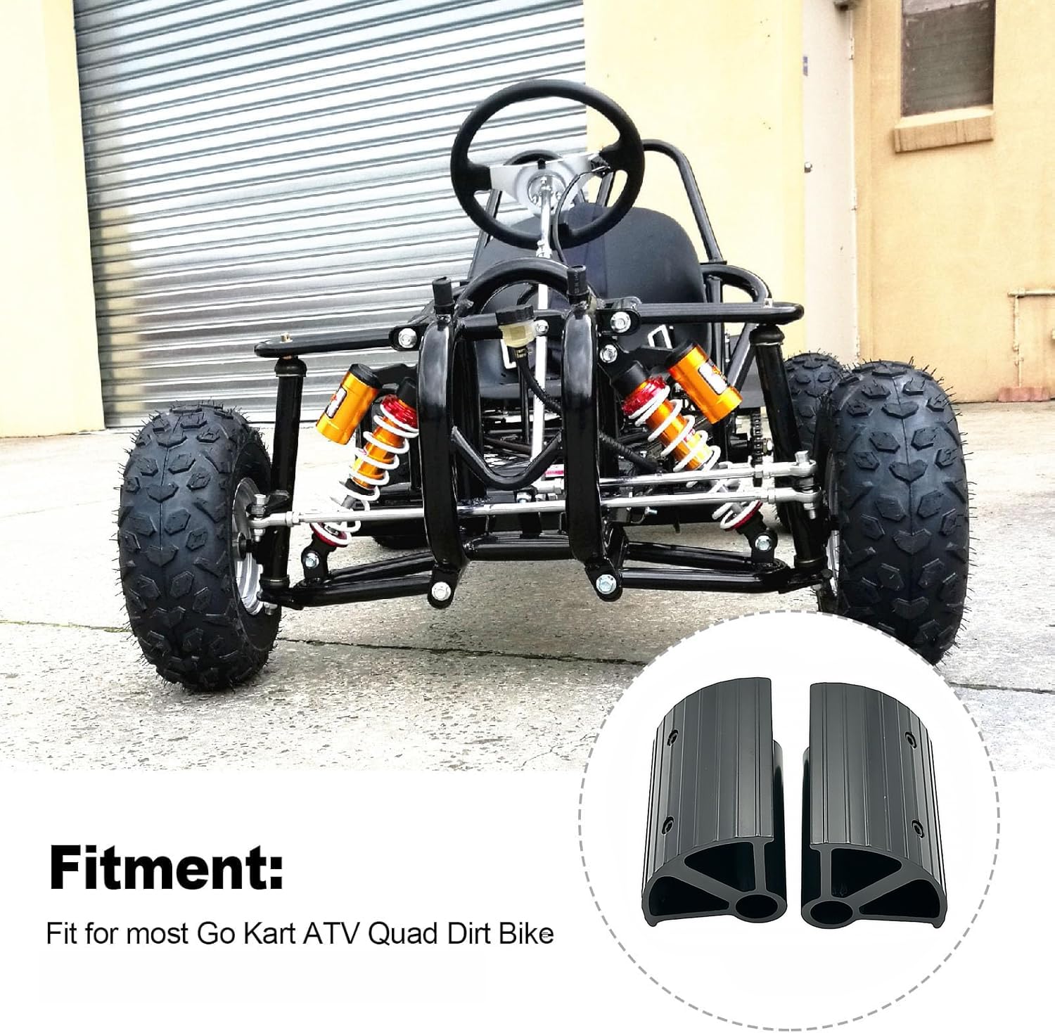 1 Paar Go-Kart-Gaspedal-Verlängerungen, ergonomisches Kart-Bremspedal-Zubehör