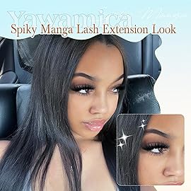 Yawamica 100D Volume Lash Clusters with Spikes 10-18mm Wispy Cluster Eyelash Extensions Manga Eyelash Clusters Spiky Lash Extension 240pcs Individual Lashes D Curly DIY Lash